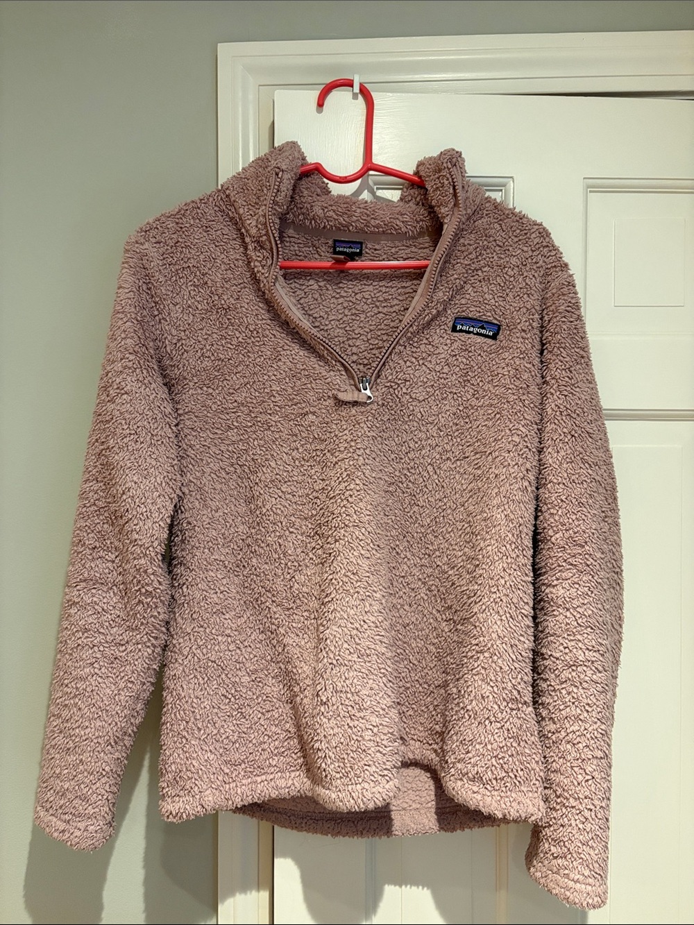 Patagonia Women's Sherpa 1/2 Zip Pullover - Mauve Pink